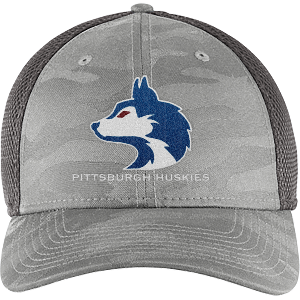 Pittsburgh Huskies New Era Tonal Camo Stretch Tech Mesh Cap