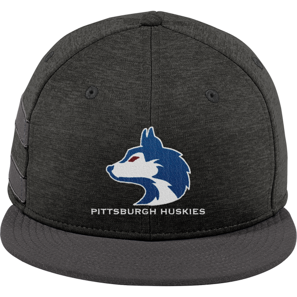 Pittsburgh Huskies New Era Shadow Heather Striped Flat Bill Snapback Cap