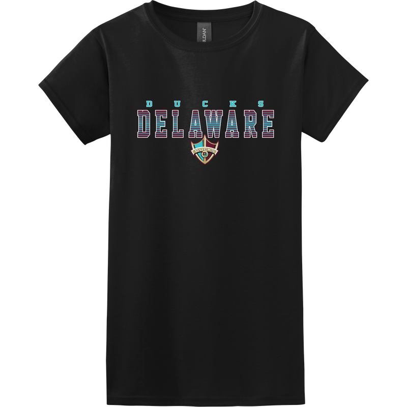 Delaware Ducks Softstyle Ladies' T-Shirt