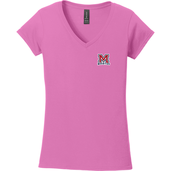 Jr. Mounties Softstyle Ladies Fit V-Neck T-Shirt