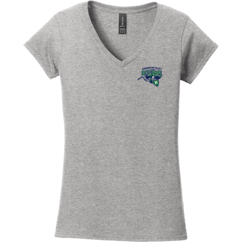 Kensington Valley Raiders Softstyle Ladies Fit V-Neck T-Shirt