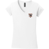 Biggby Bombers Softstyle Ladies Fit V-Neck T-Shirt