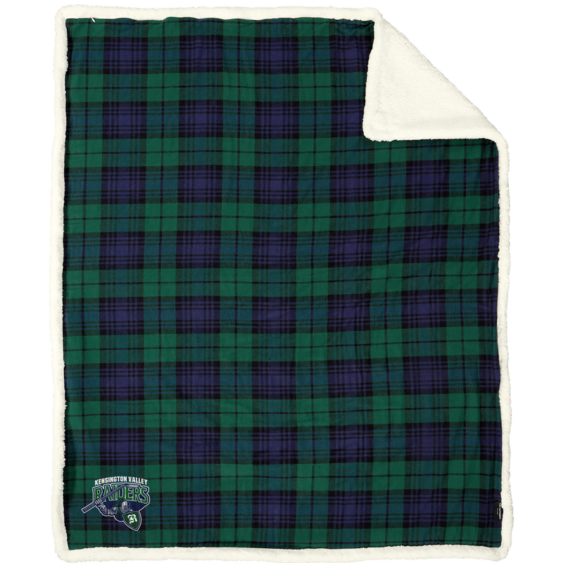 Kensington Valley Raiders Flannel Sherpa Blanket