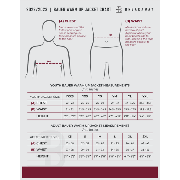 Youth Bauer S24 Lightweight Jacket (Seacoast Spartans)