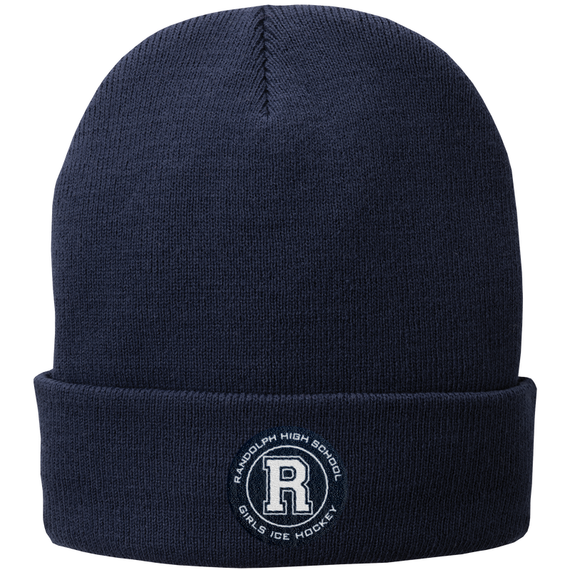 Randolph Girls Hockey Fleece-Lined Knit Cap