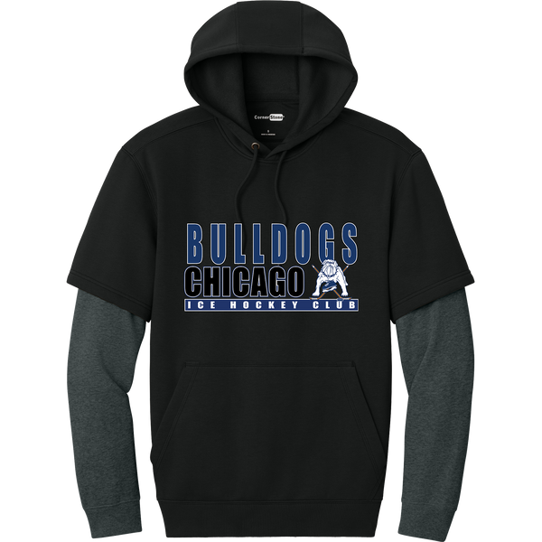 Chicago Bulldogs Tough Fleece Layered Hoodie