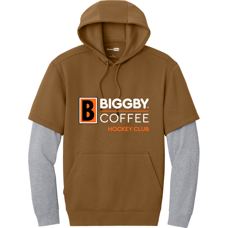 Biggby Coffee Hockey Club Tough Fleece Layered Hoodie