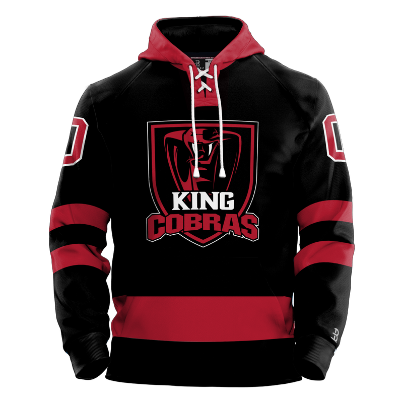 King Cobras Adult Sublimated Retro Hoodie