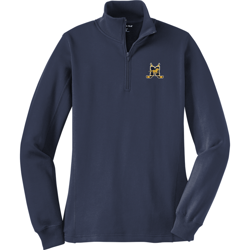 Marlboro Hockey Ladies 1/4-Zip Sweatshirt