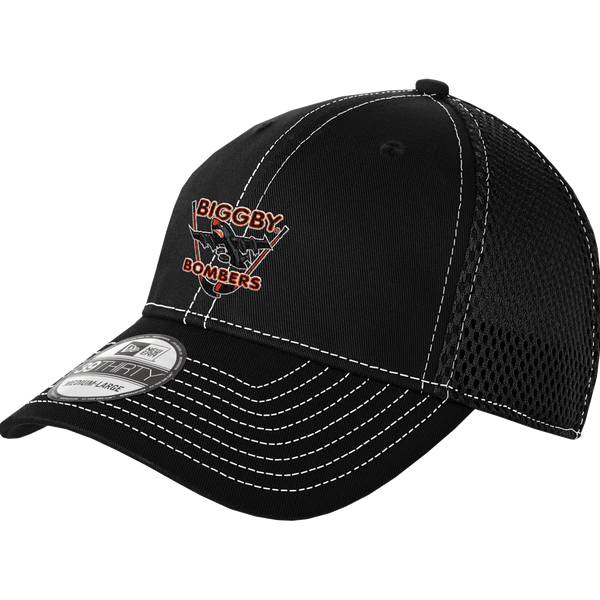 Biggby Bombers New Era Stretch Mesh Contrast Stitch Cap