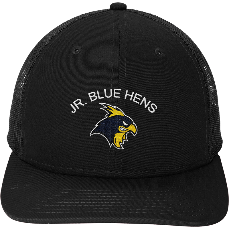 Delaware Jr. Blue Hens New Era Snapback Low Profile Trucker Cap
