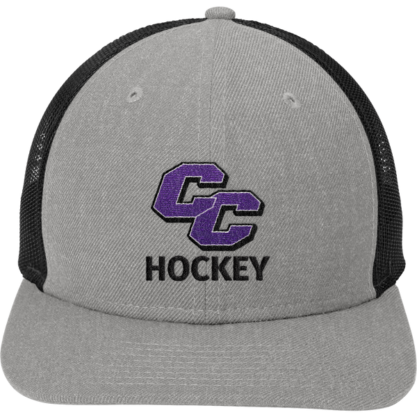 Curry College New Era Snapback Low Profile Trucker Cap