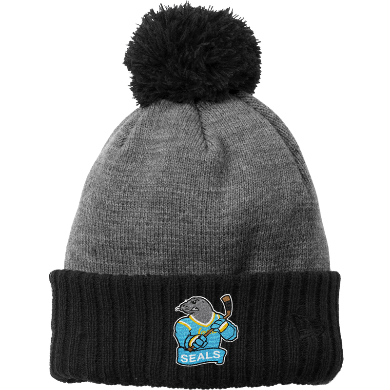 Atlantic City Seals New Era Colorblock Cuffed Beanie
