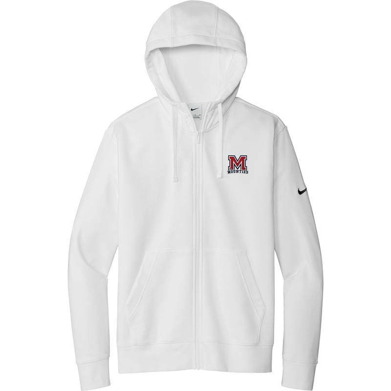 Jr. Mounties Nike Club Fleece Sleeve Swoosh Full-Zip Hoodie