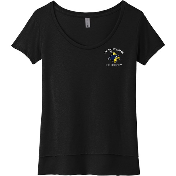 Delaware Jr. Blue Hens Womens Festival Scoop Neck Tee