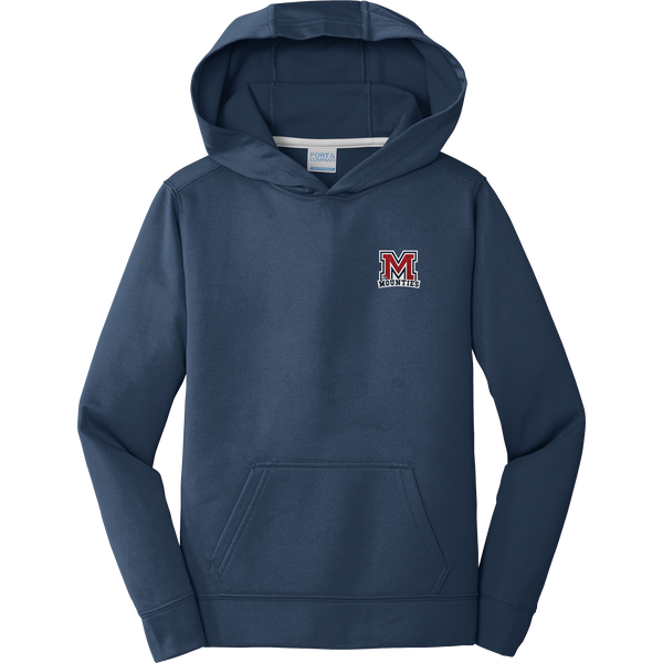 Jr. Mounties Youth Performance Fleece Pullover Hooded Sweatshirt