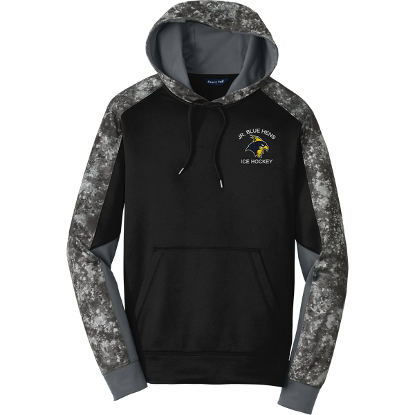 Delaware Jr. Blue Hens Sport-Wick Mineral Freeze Fleece Colorblock Hooded Pullover