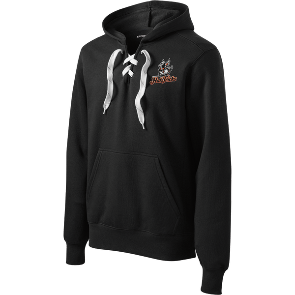 Danbury Hat Tricks Lace Up Pullover Hooded Sweatshirt
