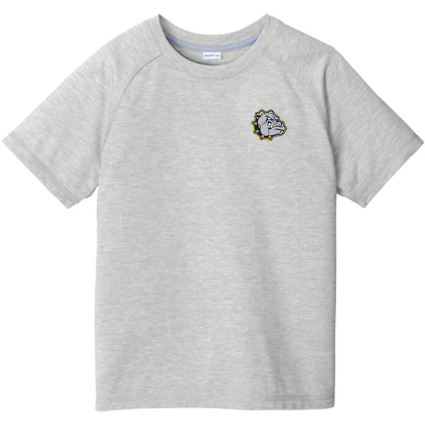 Chelsea Bulldogs Youth PosiCharge Tri-Blend Wicking Raglan Tee